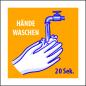 Preview: Corona Schilder Hände waschen